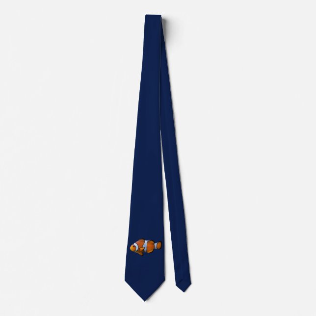 Cravate Poisson-clown (Navy) (Devant)