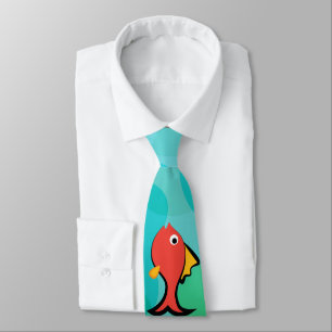 Cravate Poisson de dessin animé