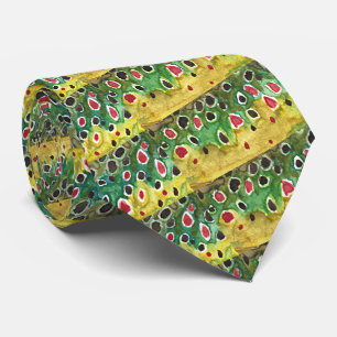 Cravate Poisson de truite Brown