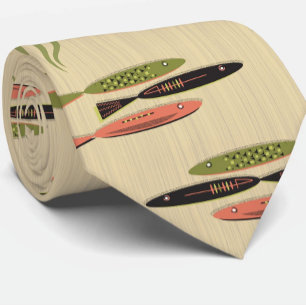 Cravate Poisson Moderne Du Milieu Du Siècle