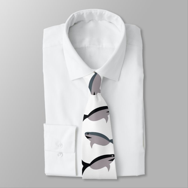 Cravate Poisson Requin (Attaché)