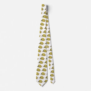 Cravate Poisson Vintage, Chelmon Longirostris Tropical Jau