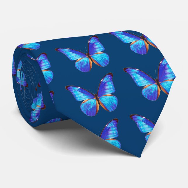 Cravate Poissons papillons (Roulé)