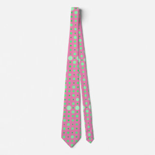 Cravate Polka Dot moderne 02.Green. BG rose