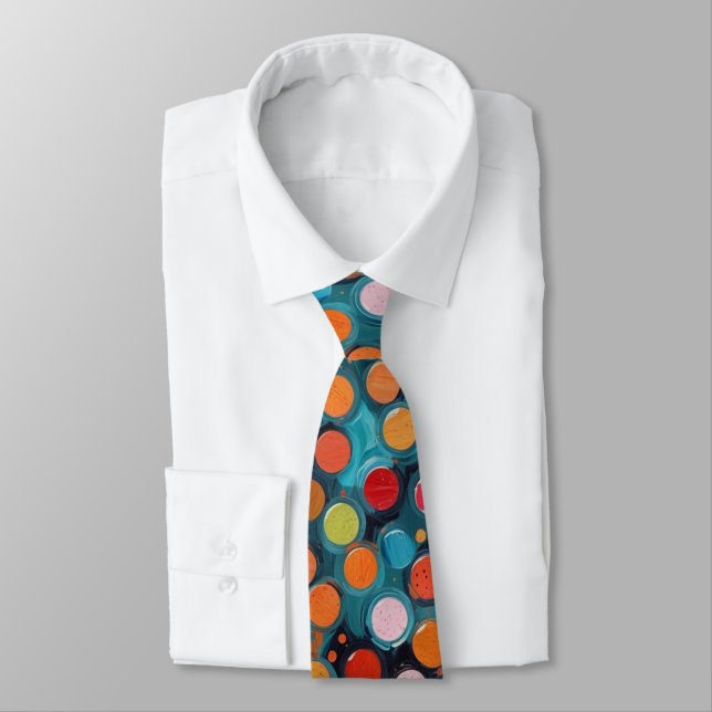 Cravate Polka Dot Neck Tie (Attaché)