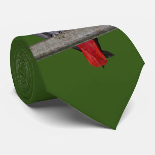Cravate Polly Tie Double Face Couleur (Vert Foncé)