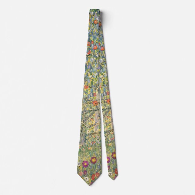 Cravate Pommier de Gustav Klimt (Devant)