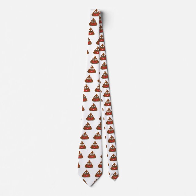 Cravate poo emojis (Devant)