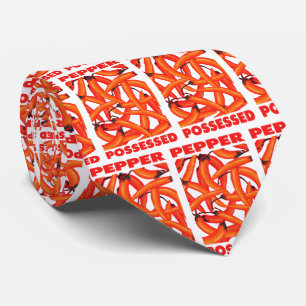 Cravate Possédé avec des poivrons