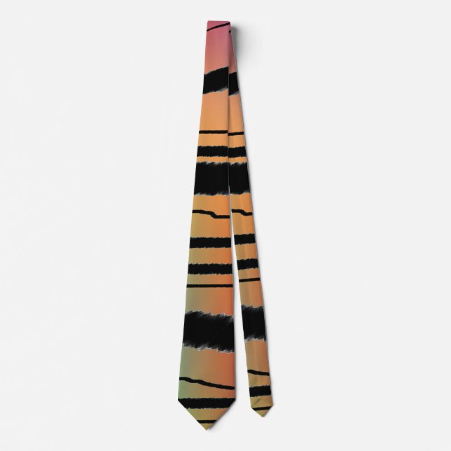 Cravate Poster de animal Accessoire Chemise Necktie (Devant)