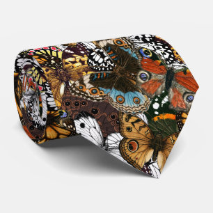 Cravate Poster de animal. Ailes papillons.