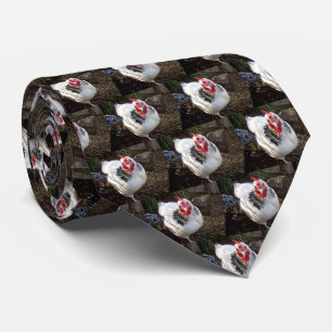 Cravate Poulets Blancs Et Noirs,