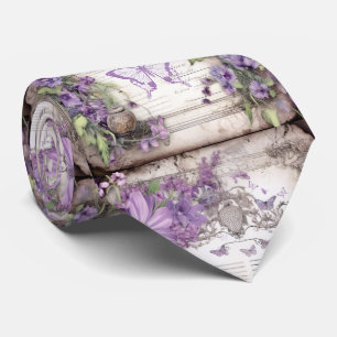 Cravate pour homme Nœud papillon floral pour mar