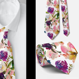 Cravate pour homme   Nœud papillon floral pour mar