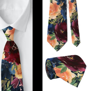 Cravate pour homme   Nœud papillon floral pour mar