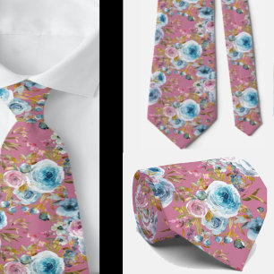 Cravate pour homme Nœud papillon floral pour mar