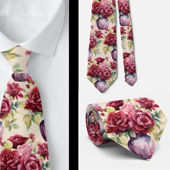 Cravate pour homme | Nœud papillon floral pour mar (Créateur téléchargé)