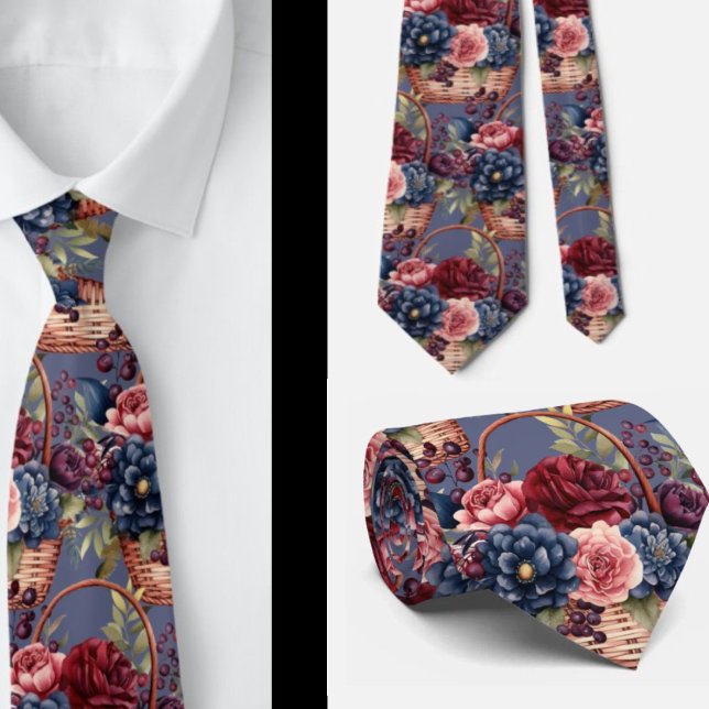 Cravate pour homme | Nœud papillon floral pour mar (Créateur téléchargé)