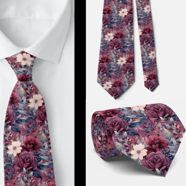 Cravate pour homme | Nœud papillon floral pour mar (Créateur téléchargé)