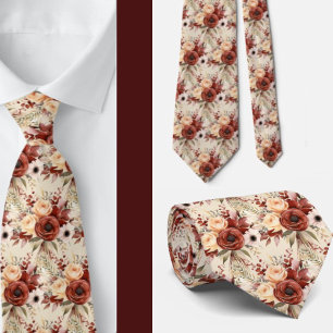 Cravate pour homme Nœud papillon floral pour mar