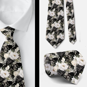 Cravate pour homme Nœud papillon floral pour mar