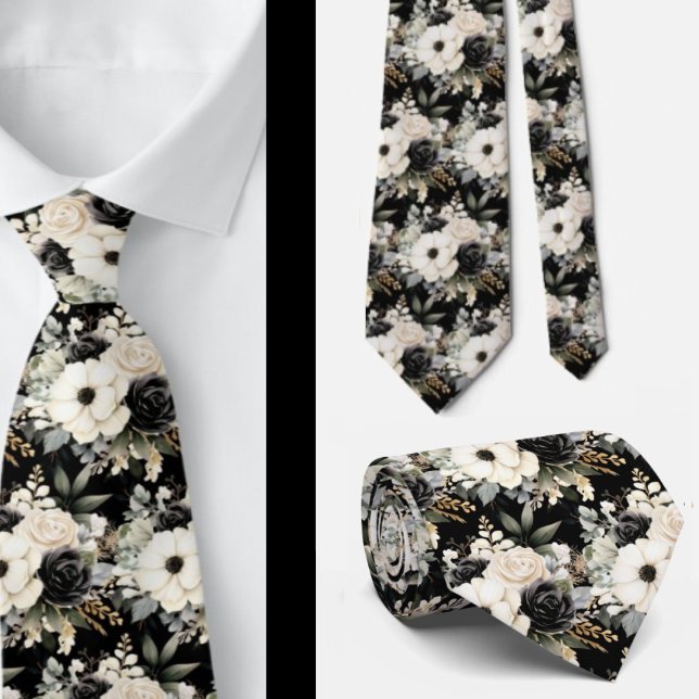 Cravate pour homme | Nœud papillon floral pour mar (Créateur téléchargé)
