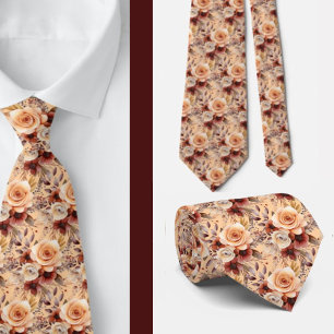 Cravate pour homme Nœud papillon floral pour mar