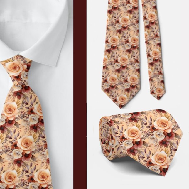 Cravate pour homme | Nœud papillon floral pour mar (Créateur téléchargé)