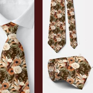 Cravate pour homme Nœud papillon floral pour mar
