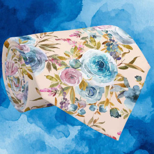 Cravate pour homme Nœud papillon floral pour mar