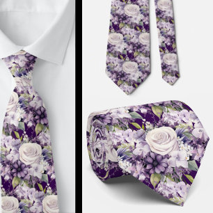 Cravate pour homme Nœud papillon floral pour mar