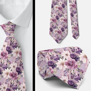 Cravate pour homme Nœud papillon floral pour mar