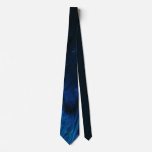 Cravate Poussée bleue