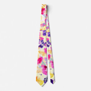 Cravate Prairie de fleurs sauvages Fleurs Shabby