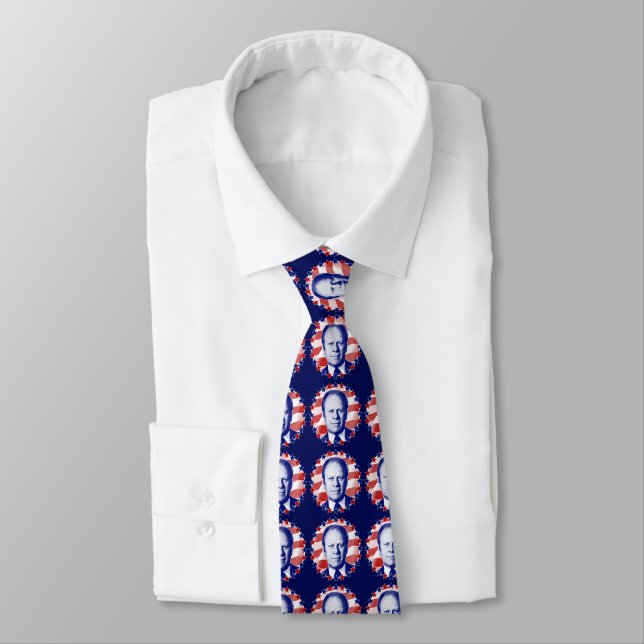 Cravate Président Gerald Ford Stars and Stripes (Attaché)
