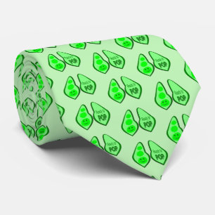 Cravate Prêt à cueillir des pois verts
