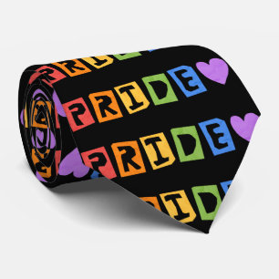 Cravate Pride Typography Neck Tie