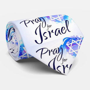 Cravate Priez pour Israël_