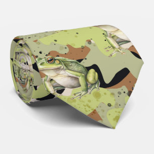 Cravate Prince grenouille camouflage camouflage militaire