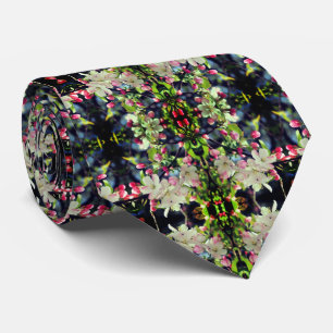 Cravate Printemps Crabapple Blossoms Motif Abstrait