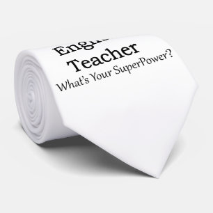 Cravate Professeur d'Anglais