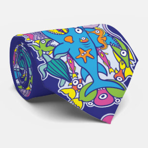 Cravate Profitez d'un été rafraîchissant surfer sur une gr