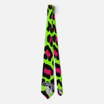 Psycho Crâne Lime Green Leopard