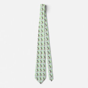 Cravate Puffin Ink and Watercolour Painting