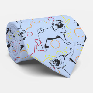 Cravate Pug ludique