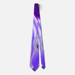 Cravate Purple Dream, Imaginaire Abstrait Rainbow-Art