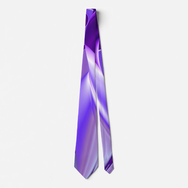 Cravate Purple Dream, Imaginaire Abstrait Rainbow-Art (Devant)