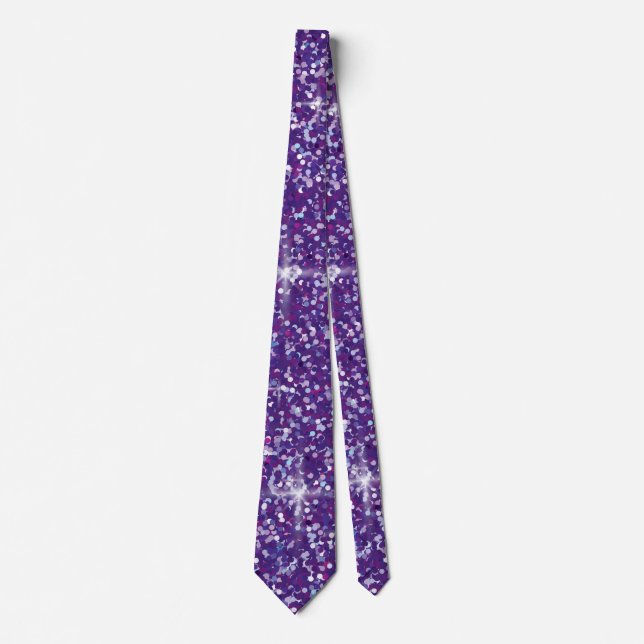 Cravate Purple iridescent (Devant)
