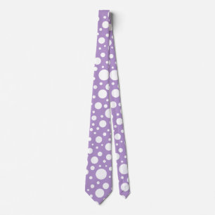 Cravate Purple Spots Tie
