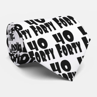 Cravate Quarante BIG 40 40e anniversaire
